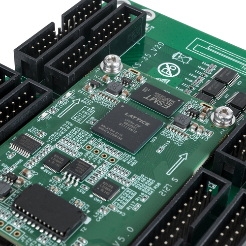 GLOBOSTAR® K8S+HUB 41023 Colorlight K8S+HUB-DL-S65 Διαδραστική Receiving Card για Οθόνες LED Video Wall 8 x HUB75E με Loading Capacity σε Pixel 512 x 384px - Gigabit Network Ethernet Input & Output Ports - DC 5V IP20 - Μ14.5 x Π9 x Υ1.5cm - 2 Χρόνια Εγγύηση