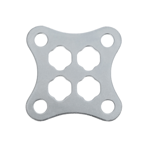 GLOBOSTAR® PLATE 41045 Σύνδεσμος Ένωσης Καμπίνων για Οθόνες LED Video Wall με Διαστάσεις Καμπίνας 50x50cm & 100x100cm - Μ9 x Π0.3 x Υ9cm