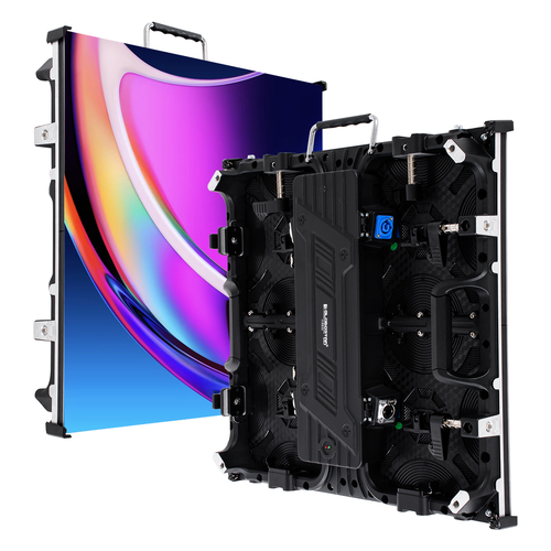 GLOBOSTAR® NEOWALL 41000 Οθόνη Video Wall P3.91 Καμπίνα 50x50cm LED 180W 3840Hz 16384 Dots ≥1900cd/㎡ Nits AC 220-240V Εσωτερικού Χώρου IP31 Full Color S1/16 14Bits - Κάρτα NovaStar MRV208-1 - Προστατευτικά Γωνιών - Kinglight SMD2121 & CZCL Driver - Μ50 x Π8.5 x Υ50cm - 2 Χρόνια Εγγύηση