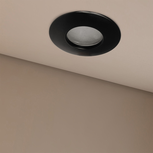 kelvo® KAPA KLV-101-0038 Χωνευτό Φωτιστικό Downlight Σποτ Μπάνιου για Λάμπα MR16 με Ντουί GU10 AC 220-240V Αδιάβροχο IP65 - Μαύρο Ματ - Μ8.5 x Π8.5 x Υ4.2cm / Q7.5cm