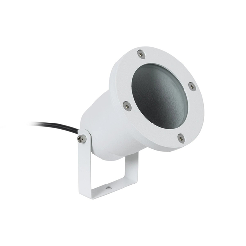 kelvo® GARDELINI KLV-101-0003 Φωτιστικό Σποτ Κήπου για Φυτά & Δέντρα με Καρφωτή Βάση για Λάμπα MR16 με Ντουί GU10 AC 220-240V Αδιάβροχο IP65 - Λευκό Ματ - Μ10 x Π10 x Υ30cm