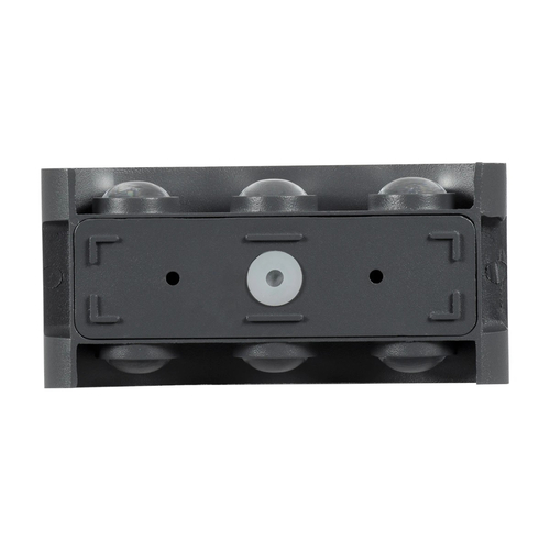 kelvo® SIXOAD KLV-101-0007 Φωτιστικό Τοίχου / Απλίκα LED 18W 1800lm 30° AC 220-240V Αδιάβροχο IP65 Θερμό Λευκό 2700K - CREE XPE Chip & TÜV SÜD Driver - Γκρι Ανθρακί Ματ - Μ17 x Π4 x Υ8cm - 5 Χρόνια Εγγύηση