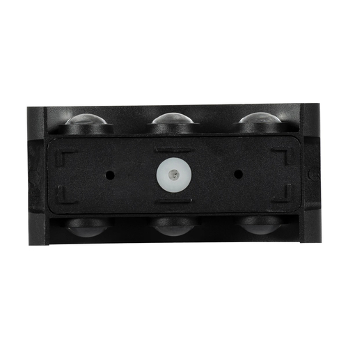 kelvo® SIXOAD KLV-101-0009 Φωτιστικό Τοίχου / Απλίκα LED 18W 1980lm 30° AC 220-240V Αδιάβροχο IP65 Φυσικό Λευκό 4500K - CREE XPE Chip & TÜV SÜD Driver - Μαύρο Ματ - Μ17 x Π4 x Υ8cm - 5 Χρόνια Εγγύηση