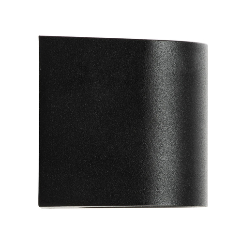 kelvo® MURANO KLV-101-0012 Φωτιστικό Τοίχου / Απλίκα για Λάμπα MR16 με Ντουί GU10 AC 220-240V Αδιάβροχο IP65 - Μαύρο Ματ - Μ8 x Π8 x Υ7cm