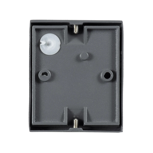 kelvo® MURANO KLV-101-0013 Φωτιστικό Τοίχου / Απλίκα για Λάμπα MR16 με Ντουί GU10 AC 220-240V Αδιάβροχο IP65 - Γκρι Ανθρακί Ματ - Μ8 x Π8 x Υ7cm