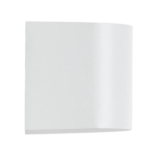 kelvo® MURANO KLV-101-0014 Φωτιστικό Τοίχου / Απλίκα για Λάμπα MR16 με Ντουί GU10 AC 220-240V Αδιάβροχο IP65 - Λευκό Ματ - Μ8 x Π8 x Υ7cm