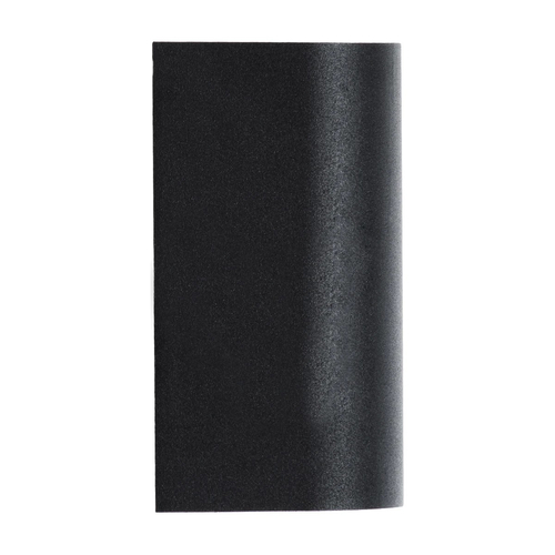 kelvo® MURANO KLV-101-0015 Φωτιστικό Τοίχου / Απλίκα για 2 Λάμπες MR16 με Ντουί GU10 AC 220-240V Αδιάβροχο IP65 - Μαύρο Ματ - Μ8 x Π8 x Υ15cm