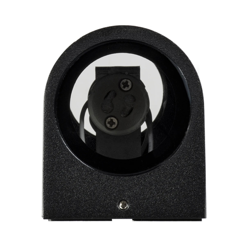 kelvo® MURANO KLV-101-0015 Φωτιστικό Τοίχου / Απλίκα για 2 Λάμπες MR16 με Ντουί GU10 AC 220-240V Αδιάβροχο IP65 - Μαύρο Ματ - Μ8 x Π8 x Υ15cm