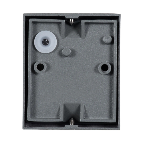 kelvo® BURANO KLV-101-0019 Φωτιστικό Τοίχου / Απλίκα για Λάμπα MR16 με Ντουί GU10 AC 220-240V Αδιάβροχο IP65 - Γκρι Ανθρακί Ματ - Μ8 x Π8 x Υ7cm