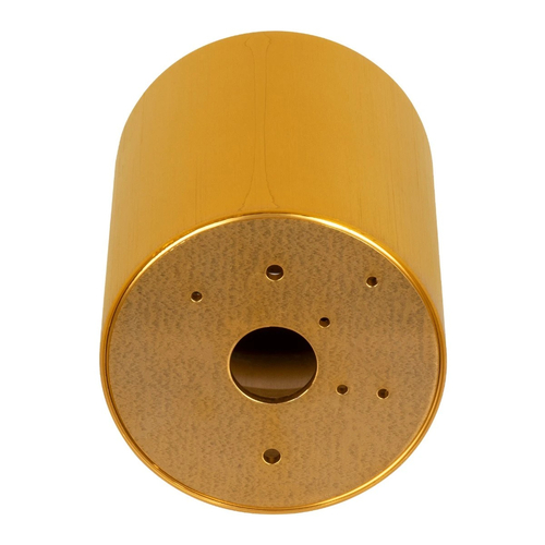 kelvo® AKIRA KLV-101-0027 Κινούμενο Φωτιστικό Downlight Σποτ για Λάμπα MR16 με Ντουί GU10 AC 220-240V IP20 - Χρυσό Βούρτσας - Μ8 x Π8 x Υ10cm