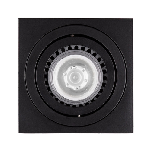 kelvo® AKIRA KLV-101-0028 Κινούμενο Φωτιστικό Downlight Σποτ για Λάμπα MR16 με Ντουί GU10 AC 220-240V IP20 - Μαύρο Ματ - Μ8 x Π8 x Υ10cm