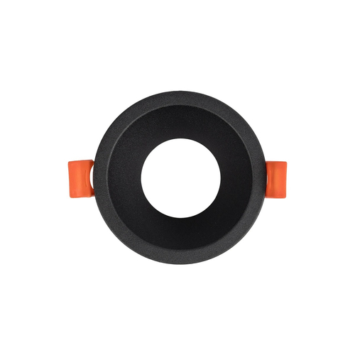 kelvo® DELTA KLV-101-0032 Χωνευτό Φωτιστικό Downlight Σποτ για Λάμπα MR16 με Ντουί GU10 AC 220-240V IP20 - Μαύρο Ματ - Μ8.5 x Π8.5 x Υ3.5cm / Q7.5cm