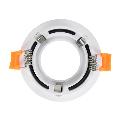 kelvo® OMICRON KLV-101-0035 Χωνευτό Φωτιστικό Downlight Σποτ για Λάμπα MR16 με Ντουί GU10 AC 220-240V IP20 - Λευκό Ματ - Μ8.5 x Π8.5 x Υ3cm / Q7.5cm