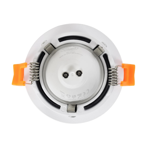 kelvo® OMICRON KLV-101-0035 Χωνευτό Φωτιστικό Downlight Σποτ για Λάμπα MR16 με Ντουί GU10 AC 220-240V IP20 - Λευκό Ματ - Μ8.5 x Π8.5 x Υ3cm / Q7.5cm