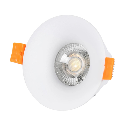 kelvo® OMICRON KLV-101-0035 Χωνευτό Φωτιστικό Downlight Σποτ για Λάμπα MR16 με Ντουί GU10 AC 220-240V IP20 - Λευκό Ματ - Μ8.5 x Π8.5 x Υ3cm / Q7.5cm