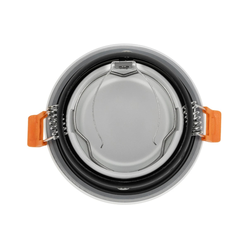 kelvo® SIGMA KLV-101-0042 Χωνευτό Φωτιστικό Downlight Σποτ Μπάνιου για Λάμπα MR16 με Ντουί GU10 AC 220-240V Αδιάβροχο IP65 - Λευκό Ματ - Μ8.5 x Π8.5 x Υ4.4cm / Q7.5cm