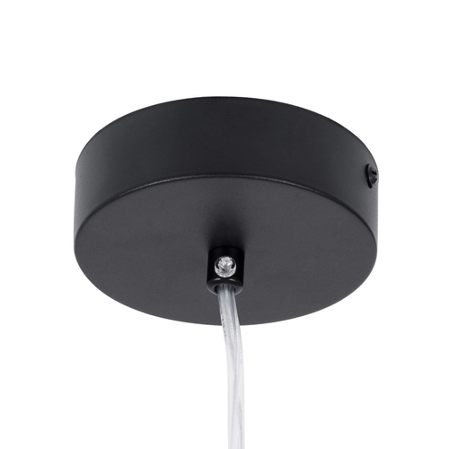 kelvo® CANAL KLV-101-0073 Κρεμαστό Φωτιστικό Οροφής LED 7W 700lm 36° AC 220-240V IP20 Θερμό Λευκό 2700K - Bridgelux COB Chip & TÜV SÜD Driver - Μαύρο Ματ - Μ4 x Π4 x Υ80cm - 5 Χρόνια Εγγύηση