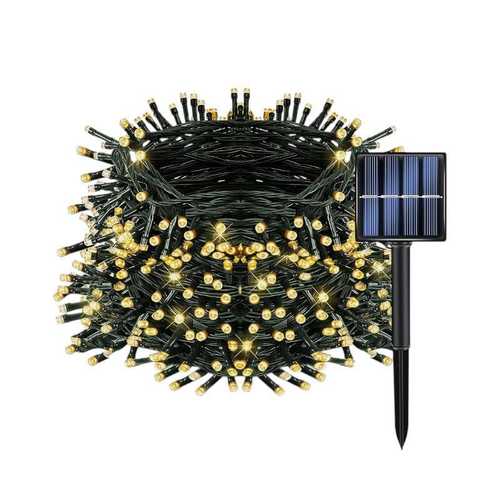 Ηλιακή γιρλάντα φωτισμού LED - 8m+2m - 80L - 152929 - Warm White