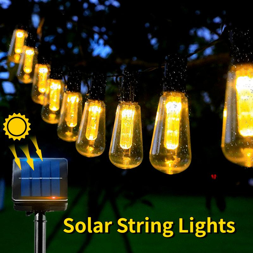 Ηλιακή γιρλάντα φωτισμού LED - 10m - 10Lamps - Warm White - 152950 - Warm White