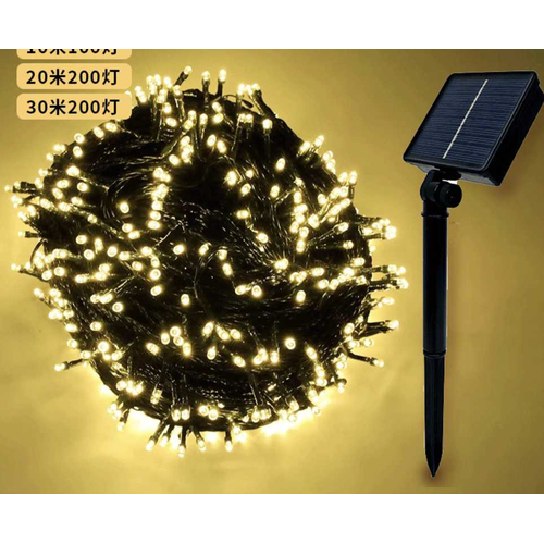 Ηλιακή γιρλάντα φωτισμού LED - 17m+2m - 170L - 152936 - Warm White