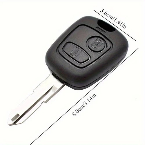 ΑΝΤΑΛΛΑΚΤΙΚΟ ΚΛΕΙΔΙ ΓΙΑ CITROEN ΜΕ ΚΑΛΥΜΜΑ 2 ΚΟΥΜΠΙΩΝ - 1 ΤΕΜ.