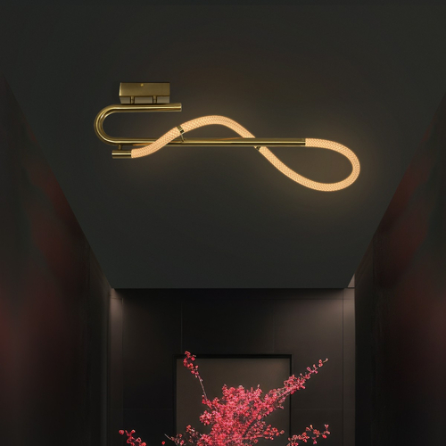 kelvo® GLOW KLV-101-0148 Φωτιστικό Οροφής LED 18W 1800lm 360° AC 220-240V IP20 Ρυθμιζόμενο Λευκό CCT με On/Off 2700K/4500K/6000K - Lumileds SMD Chip - Χρυσό Πλατίνα - Μ65 x Π30 x Υ30cm - 3 Χρόνια Εγγύηση