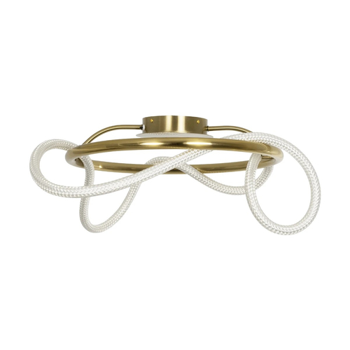 kelvo® GLOW KLV-101-0149 Φωτιστικό Οροφής LED 34W 3400lm 360° AC 220-240V IP20 Ρυθμιζόμενο Λευκό CCT με Χειριστήριο από 2700K έως 6000K Dimmable - Lumileds SMD Chip - Χρυσό Πλατίνα - Μ60 x Π60 x Υ30cm - 3 Χρόνια Εγγύηση