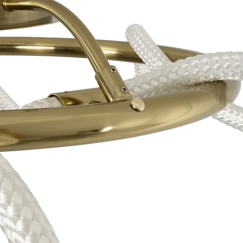 kelvo® GLOW KLV-101-0149 Φωτιστικό Οροφής LED 34W 3400lm 360° AC 220-240V IP20 Ρυθμιζόμενο Λευκό CCT με Χειριστήριο από 2700K έως 6000K Dimmable - Lumileds SMD Chip - Χρυσό Πλατίνα - Μ60 x Π60 x Υ30cm - 3 Χρόνια Εγγύηση