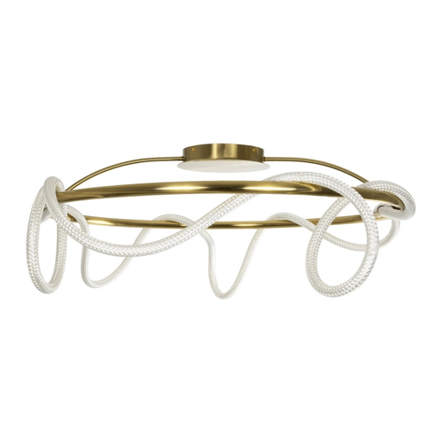 kelvo® GLOW KLV-101-0150 Φωτιστικό Οροφής LED 65W 6500lm 360° AC 220-240V IP20 Ρυθμιζόμενο Λευκό CCT με Χειριστήριο από 2700K έως 6000K Dimmable - Lumileds SMD Chip - Χρυσό Πλατίνα - Μ100 x Π100 x Υ30cm - 3 Χρόνια Εγγύηση