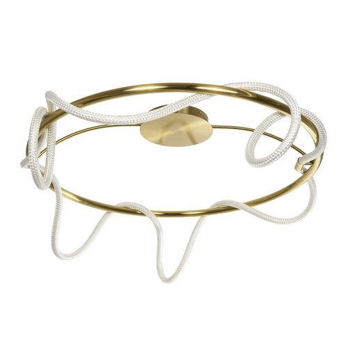 kelvo® GLOW KLV-101-0150 Φωτιστικό Οροφής LED 65W 6500lm 360° AC 220-240V IP20 Ρυθμιζόμενο Λευκό CCT με Χειριστήριο από 2700K έως 6000K Dimmable - Lumileds SMD Chip - Χρυσό Πλατίνα - Μ100 x Π100 x Υ30cm - 3 Χρόνια Εγγύηση