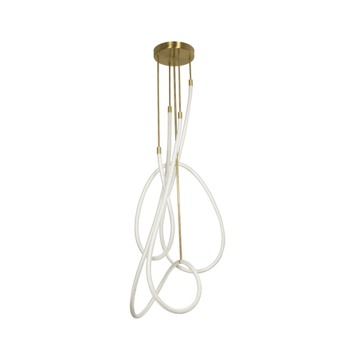 kelvo® GLOW KLV-101-0154 Φωτιστικό Οροφής LED 85W 8500lm 360° AC 220-240V IP20 Ρυθμιζόμενο Λευκό CCT με Χειριστήριο από 2700K έως 6000K Dimmable - Lumileds SMD Chip - Χρυσό Πλατίνα - Μ100 x Π100 x Υ140cm - 3 Χρόνια Εγγύηση