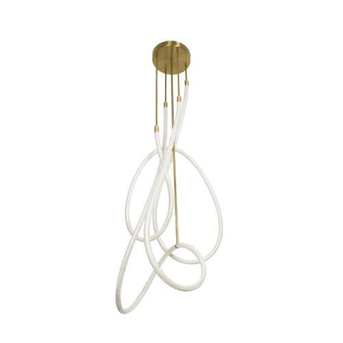 kelvo® GLOW KLV-101-0154 Φωτιστικό Οροφής LED 85W 8500lm 360° AC 220-240V IP20 Ρυθμιζόμενο Λευκό CCT με Χειριστήριο από 2700K έως 6000K Dimmable - Lumileds SMD Chip - Χρυσό Πλατίνα - Μ100 x Π100 x Υ140cm - 3 Χρόνια Εγγύηση