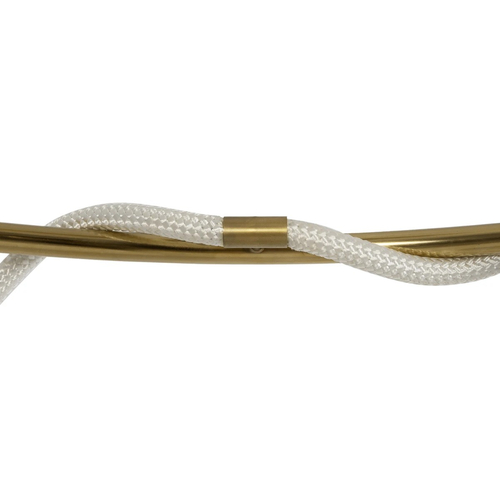 kelvo® GLOW KLV-101-0165 Κρεμαστό Φωτιστικό Οροφής LED 100W 10000lm 360° AC 220-240V IP20 Ρυθμιζόμενο Λευκό CCT με Χειριστήριο από 2700K έως 6000K Dimmable - Lumileds SMD Chip - Χρυσό Πλατίνα - Μ150 x Π150 x Υ100cm - 3 Χρόνια Εγγύηση