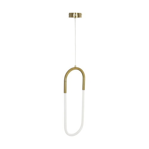 kelvo® GLOW KLV-101-0176 Κρεμαστό Φωτιστικό Οροφής LED 18W 1800lm 360° AC 220-240V IP20 Ρυθμιζόμενο Λευκό CCT με On/Off 2700K/4500K/6000K - Lumileds SMD Chip - Χρυσό Πλατίνα - Μ20 x Π2.5 x Υ60cm - 3 Χρόνια Εγγύηση