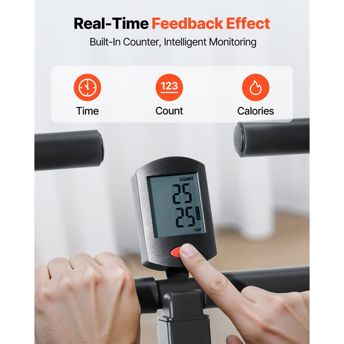 Μηχανή καθισμάτων VEVOR, Μηχανή κωπηλασίας για βαθιά καθίσματα για το σπίτι, Εύκολη εγκατάσταση & Πτυσσόμενος εξοπλισμός άσκησης, Μηχανή εκγύμνασης γλουτών με 3 ζώνες αντίστασης υψηλής αντοχής, Μηχανή προπόνησης γλουτών & ποδιών για το σπίτι, Μαύρο