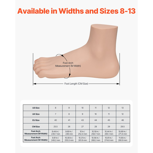 Παπούτσια VEVOR Cross Training, Παπούτσια με πλάτος W, Ηνωμένο Βασίλειο, μέγεθος 9, Παπούτσια με φαρδιά δάχτυλα, στήριξη καμάρας και ρυθμιζόμενα κορδόνια, Παπούτσια προπόνησης για τρέξιμο, γυμναστική, βόλτα σκύλου και άρση βαρών (μαύρα)