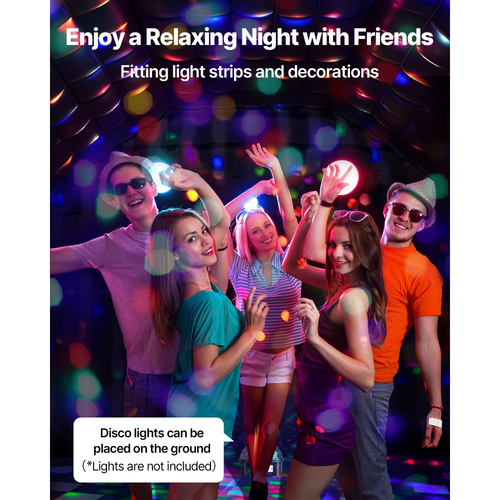 Φουσκωτό Νυχτερινό Κέντρο VEVOR, Φουσκωτή Σκηνή Πάρτι 9 x 6 x 4 μ. με Φυσητήρα 1100W & Σακούλα Άμμου, Αεριζόμενο Νυχτερινό Κέντρο με 2 Παράθυρα, Σπιτάκι Αέρα για Εκδήλωση, Γενέθλια, Γάμο, Πάρτι