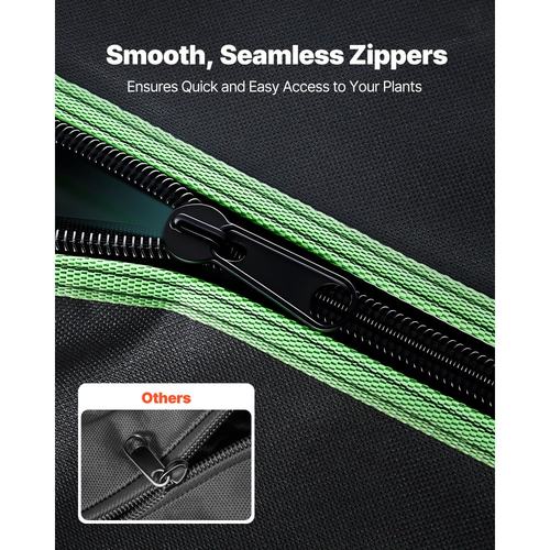 Σκηνή Εσωτερικής Καλλιέργειας VEVOR, 120 x 60 x 180 cm, 600D Υψηλής Ανακλαστικότητας Mylar, Σκηνή Εσωτερικών Φυτών με Παράθυρο Παρατήρησης, Δίσκο Δαπέδου & Φερμουάρ, Βαρέως Τύπου Σκηνές Καλλιέργειας για Φρούτα και Άνθη Λαχανικών