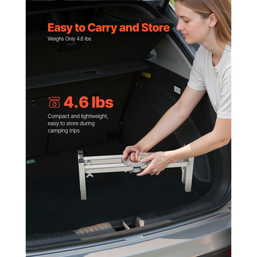 Βάση φωτιάς VEVOR, ρυθμιζόμενο τέντωμα 38-68,6 cm με 4 ροδάκια, βάση φωτιάς για σόμπα, φωτιά Ranger Yukon και άλλες εξωτερικές εστίες, αξεσουάρ τζακιού από ανοξείδωτο ατσάλι για κάμπινγκ