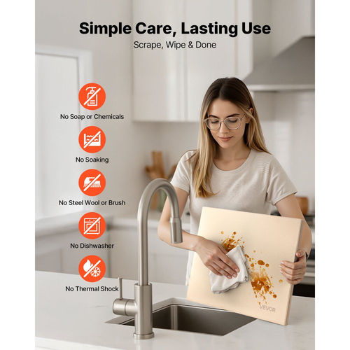 Πέτρα πίτσας VEVOR, ορθογώνια πέτρα πίτσας από κορδιερίτη 38 x 30 cm, πολύ μεγάλη πέτρα ψησίματος με ξύστρα, πάχους 15 mm ανθεκτικό στη θερμότητα κορδιερίτη, για φούρνο κουζίνας, ψήσιμο ψωμιού και πίτσας, ψήσιμο στη σχάρα BBQ