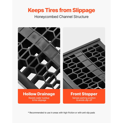 Ράμπες αυτοκινήτων VEVOR, 2 τεμάχια μικτού βάρους 9072 kg, ύψος ανύψωσης 66 mm, φορητές ράμπες χαμηλού προφίλ για συντήρηση γκαράζ σπιτιού και αλλαγή λαδιών, βαρέως τύπου για οχήματα χαμηλού σασί και γρύλο στήριξης