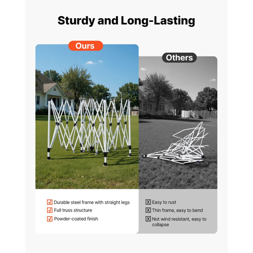 Φορητή σκηνή βαφής VEVOR, φορητή σκηνή ψεκασμού γκαράζ 2930 x 2930 x 1810mm, αδιάβροχη θήκη ψεκασμού με πτυσσόμενο πλαίσιο και 2 πλευρικά παράθυρα από πλέγμα για ανταλλακτικά αυτοκινήτων, έπιπλα, μοτοσικλέτα