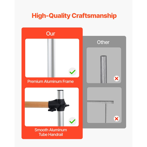 Μπάρα μπαλέτου VEVOR, Διπλή μπάρα οξιάς για το σπίτι, Φορητές, ανεξάρτητες μπάρες χορού μπαλέτου για διατάσεις, Ρυθμιζόμενο ύψος, εξοπλισμός γυμναστικής με αντικραδασμική προστασία, για προπόνηση ισορροπίας Pilates