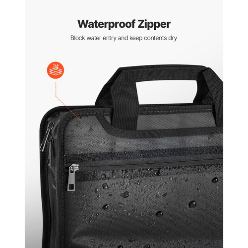 Πυρίμαχη τσάντα εγγράφων VEVOR, θερμομονωτική πυρίμαχη και αδιάβροχη τσάντα 1000 ℃, φορητή πολυστρωματική αποθήκευση αρχείων, οργάνωση ασφαλείας, οικιακό γραφείο, ταξιδιωτική χρήση, για διαβατήρια, σημαντικά έγγραφα, αρχεία