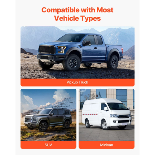 Μπάρα Φορτίου VEVOR, Μπάρα Φορτίου με Καστάνια Ρυθμιζόμενη από 1499mm έως 1854mm, Σταθεροποιητής Φορτίου από Βαρύ Τύπο με Αντιολισθητικά Πέλματα, Τηλεσκοπικές Μπάρες Ασφαλείας Φορτίου για Φορτηγό