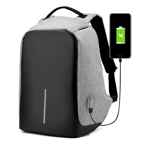 Laptop backpack  BP-01, 15.6", Γκρί - 45284