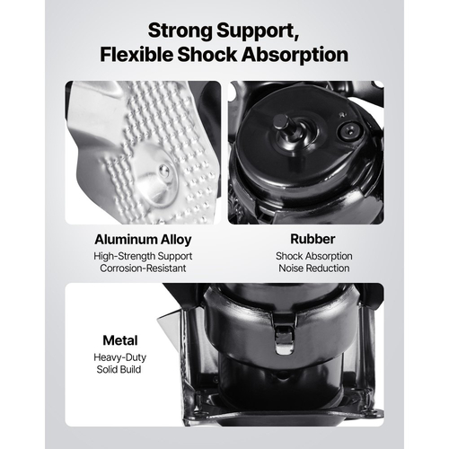 Κιτ αντικατάστασης βάσης κινητήρα VEVOR, σετ 2 τεμαχίων, συμβατό με Chevrolet Silverado 1500 5.3L V8 2014–2018, αντικατάσταση αρχικού αριθμού γνήσιου κωδικού 84175582, 84175583, ασφαλής στήριξη, αριστερές και δεξιές μπροστινές βάσεις