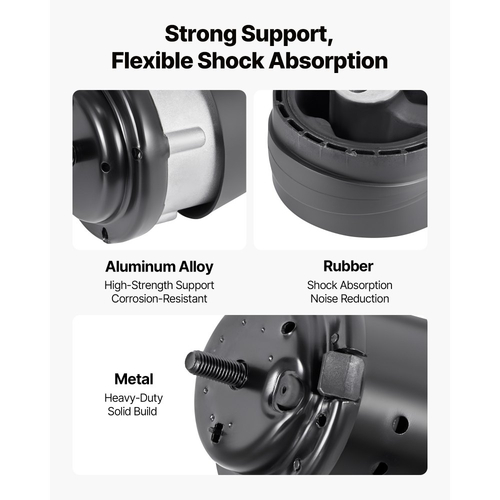 Κιτ αντικατάστασης βάσης κινητήρα και κιβωτίου ταχυτήτων VEVOR, σετ 4 τεμαχίων, συμβατό με Chevrolet Traverse 3.6L V6 2009–2017, αντικατάσταση κωδικού γνήσιου κωδικού A5548HY, A5549HY, A5458HY, A5444, ασφαλής υποστήριξη