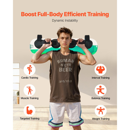 Βάρη νερού VEVOR Aqua Bag, Μεγάλες τσάντες νερού για προπόνηση, Ρυθμιζόμενος φορητός εξοπλισμός σταθερότητας και γυμναστικής ολόκληρου σώματος 22,68 kg, για προπόνηση ενδυνάμωσης κορμού και ισορροπίας, άσκηση στο σπίτι