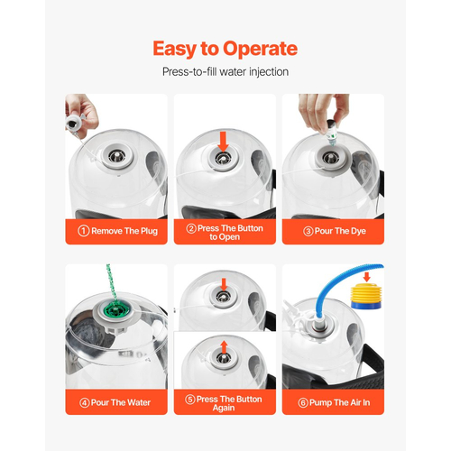 Βάρη νερού VEVOR Aqua Bag, Μεγάλες τσάντες νερού για προπόνηση, Ρυθμιζόμενος φορητός εξοπλισμός σταθερότητας και γυμναστικής ολόκληρου σώματος 22,68 kg, για προπόνηση ενδυνάμωσης κορμού και ισορροπίας, άσκηση στο σπίτι